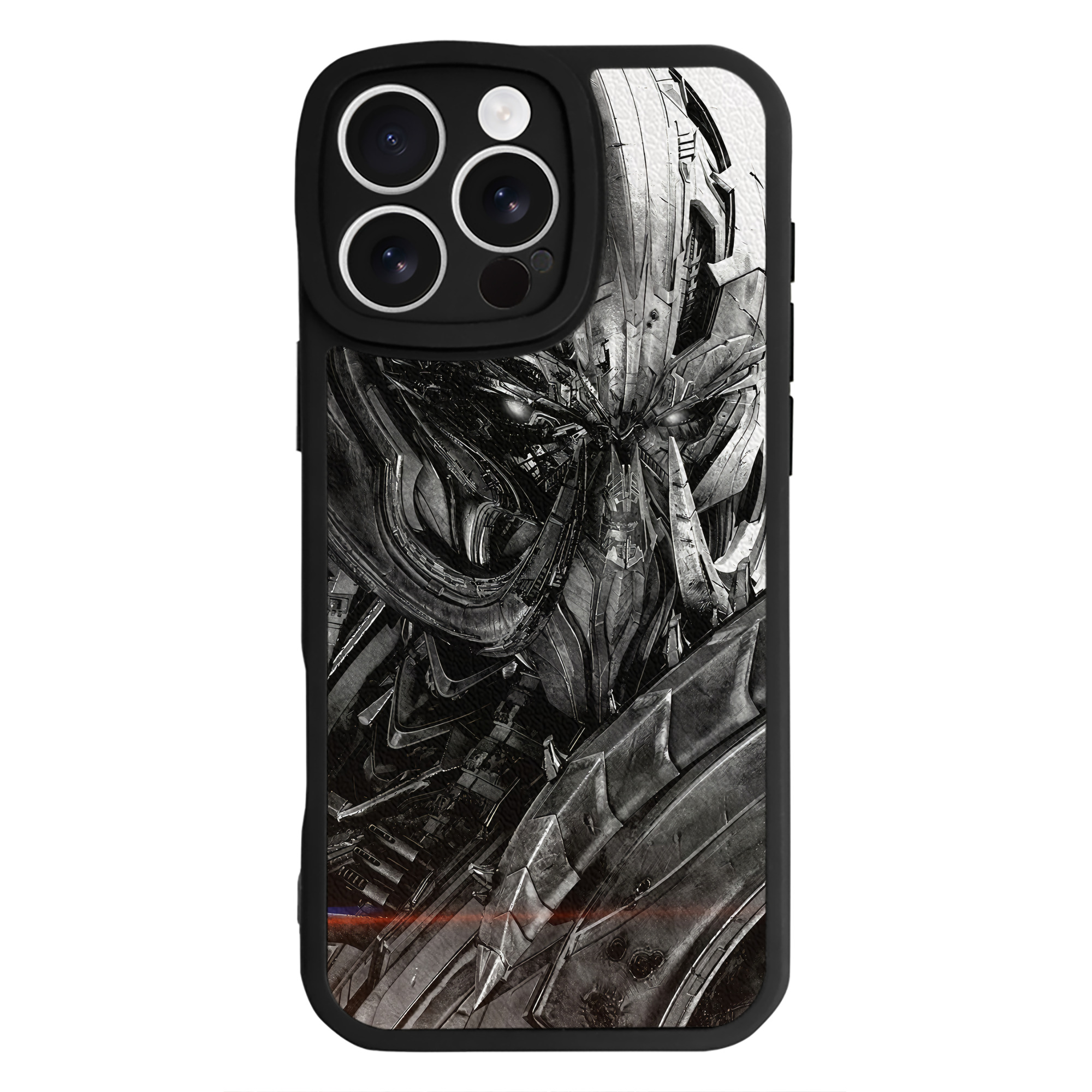 （画像用） Transformers トランスフォーマー 【iPhone 16シリーズ対応】シリコンスマホケース（レザー調） 材質：シリコン